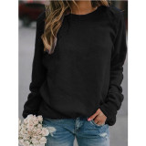New Basic T Shirt Winter Autumn Women T-Shirts O-Neck Long Sleeve Top Casual Buttons New Basic T Shirt Winter Autumn Women T-Shirts O-Neck Long Sleeve Top Casual Buttons
