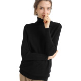 Sweater Women Turtleneck Long Sleeves Autumn Winter Sweater Women's