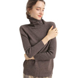 Sweater Women Turtleneck Long Sleeves Autumn Winter Sweater Women's