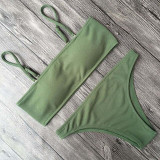 Sexy Bandeau Bikini Women Swimwear Female Swimsuit Two-pieces Bikini set