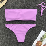 Sexy Bandeau Bikini Women Swimwear Female Swimsuit Two-pieces Bikini set
