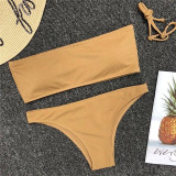 Sexy Bandeau Bikini Women Swimwear Female Swimsuit Two-pieces Bikini set