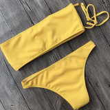 Sexy Bandeau Bikini Women Swimwear Female Swimsuit Two-pieces Bikini set