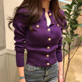 Fashion Women Cardigan Sweater Spring Knitted Long Sleeve Short Coat Fashion Women Cardigan Sweater Spring Knitted Long Sleeve Short Coat