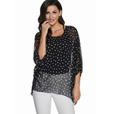 Chiffon Blouse Shirt Women Fashion Batwing Floral Print Blouse