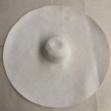 Woman Fashion Large Sun Hat Beach Anti-UV Sun Protection Foldable Straw
