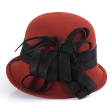 Women's New Wool Hat Elegant Joker Styling Fedoras Cap
