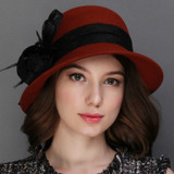 Women's New Wool Hat Elegant Joker Styling Fedoras Cap