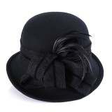 Women's New Wool Hat Elegant Joker Styling Fedoras Cap