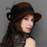 Women's New Wool Hat Elegant Joker Styling Fedoras Cap