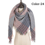 New Winter Knitted Scarf Cashmere Pashmina Women Warm Neck Scarves Shawls