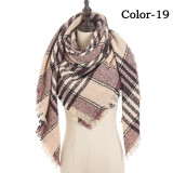 New Winter Knitted Scarf Cashmere Pashmina Women Warm Neck Scarves Shawls