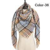 New Winter Knitted Scarf Cashmere Pashmina Women Warm Neck Scarves Shawls