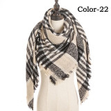 New Winter Knitted Scarf Cashmere Pashmina Women Warm Neck Scarves Shawls