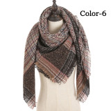 New Winter Knitted Scarf Cashmere Pashmina Women Warm Neck Scarves Shawls
