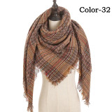 New Winter Knitted Scarf Cashmere Pashmina Women Warm Neck Scarves Shawls