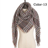 New Winter Knitted Scarf Cashmere Pashmina Women Warm Neck Scarves Shawls
