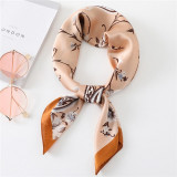 New Design Women Silk Scarf Square Neck Shawls Foulard Lady Pashmina