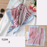 New Design Women Silk Scarf Square Neck Shawls Foulard Lady Pashmina