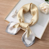 New Design Women Silk Scarf Square Neck Shawls Foulard Lady Pashmina