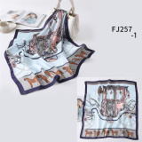 New Design Women Silk Scarf Square Neck Shawls Foulard Lady Pashmina