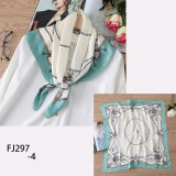 New Design Women Silk Scarf Square Neck Shawls Foulard Lady Pashmina