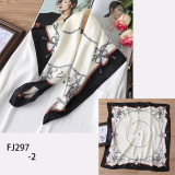 New Design Women Silk Scarf Square Neck Shawls Foulard Lady Pashmina
