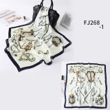 New Design Women Silk Scarf Square Neck Shawls Foulard Lady Pashmina
