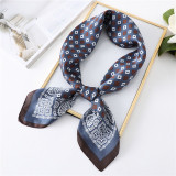 New Design Women Silk Scarf Square Neck Shawls Foulard Lady Pashmina