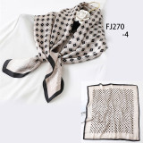 New Design Women Silk Scarf Square Neck Shawls Foulard Lady Pashmina