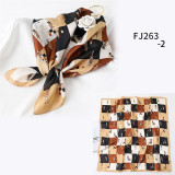 New Design Women Silk Scarf Square Neck Shawls Foulard Lady Pashmina