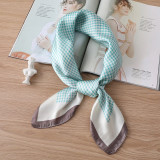 New Design Women Silk Scarf Square Neck Shawls Foulard Lady Pashmina