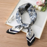 New Design Women Silk Scarf Square Neck Shawls Foulard Lady Pashmina