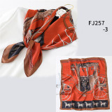 New Design Women Silk Scarf Square Neck Shawls Foulard Lady Pashmina