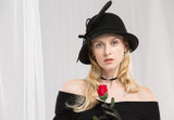 Hat Girls Elegant Woolen Cap Female Autumn Winters Fedoras Hats