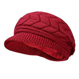 Skullies Beanies Women Knitted Hat Scarf Female Winter Hats