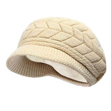 Skullies Beanies Women Knitted Hat Scarf Female Winter Hats