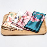 Hijab Scarf For Women Floral Print Kerchief Silk Satin Hair Handkerchief Scarfs Hijab Scarf For Women Floral Print Kerchief Silk Satin Hair Handkerchief Scarfs