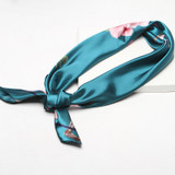 Hijab Scarf For Women Floral Print Kerchief Silk Satin Hair Handkerchief Scarfs Hijab Scarf For Women Floral Print Kerchief Silk Satin Hair Handkerchief Scarfs