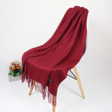 Real Cashmere Women Scarf Winter Shawl Foulard Echarpe Femme Pashmina