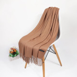 Real Cashmere Women Scarf Winter Shawl Foulard Echarpe Femme Pashmina