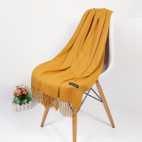 Real Cashmere Women Scarf Winter Shawl Foulard Echarpe Femme Pashmina