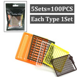 5Set=500PCS Carp Fishing Accessories Micro Bait Stopper Boillies Bait Stop Bead Carp Bait