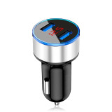 3.1A LED Display USB Phone Charger Car-Charger for Xiaomi Samsung For iPhone