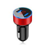 3.1A LED Display USB Phone Charger Car-Charger for Xiaomi Samsung For iPhone