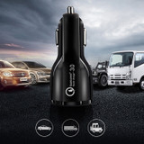 Quick Charge 3.0 USB Car Charger Mobile Phone Charger in a car