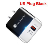 Quick Charge 3.0 4.0 USB Charger Universal 5V 3A Fast Charging Adapter For Samsung