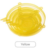 6pcs Silicone Cover Stretch Lids Reusable Airtight Food Wrap Covers