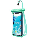 Full View Waterproof Case for Phone Underwater Snow Rainforest Transparent Dry Bag