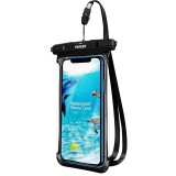 Full View Waterproof Case for Phone Underwater Snow Rainforest Transparent Dry Bag